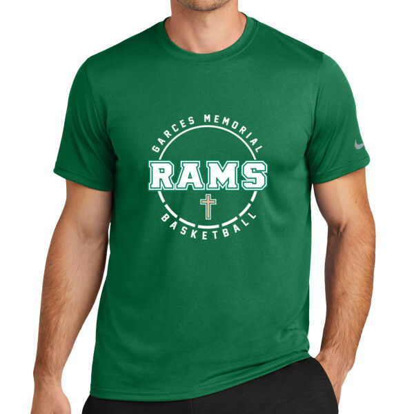 Garces Basketball - Swoosh Sleeve rLegend Tee Thumbnail