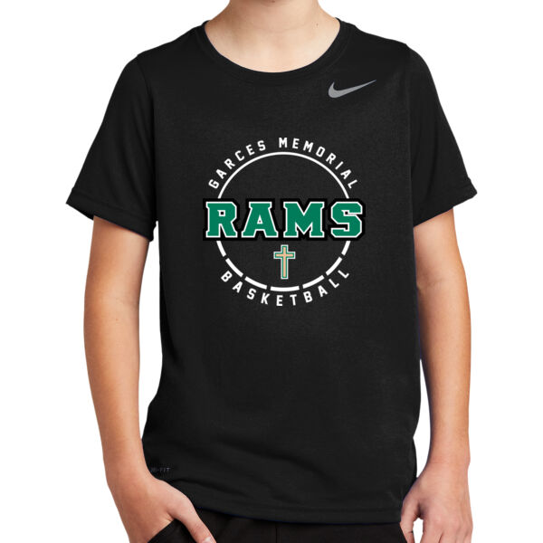 Garces Basketball - Youth Team rLegend Tee Thumbnail